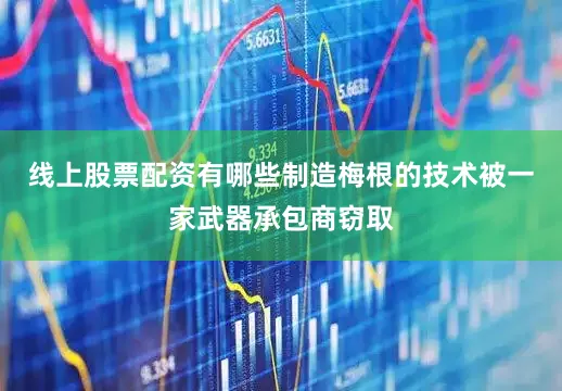 线上股票配资有哪些制造梅根的技术被一家武器承包商窃取